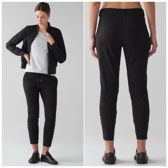 Lululemon On The Fly Pant *Woven 28"-Black (First Release) - Picture 1 of 9